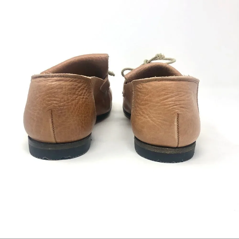 𝅺BIBLIOTEK (Fuso Orario) Italian Leather Shoes 39.5 - Picture 6 of 16